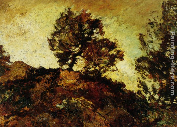Rocky Landscape painting - Adolphe Monticelli Rocky Landscape art painting